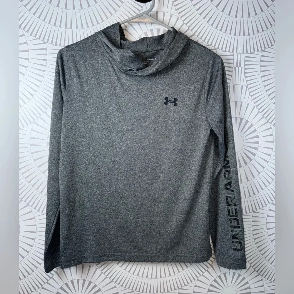 Under ARMOUR Youth Large Long Sleeve Hooded Shirt